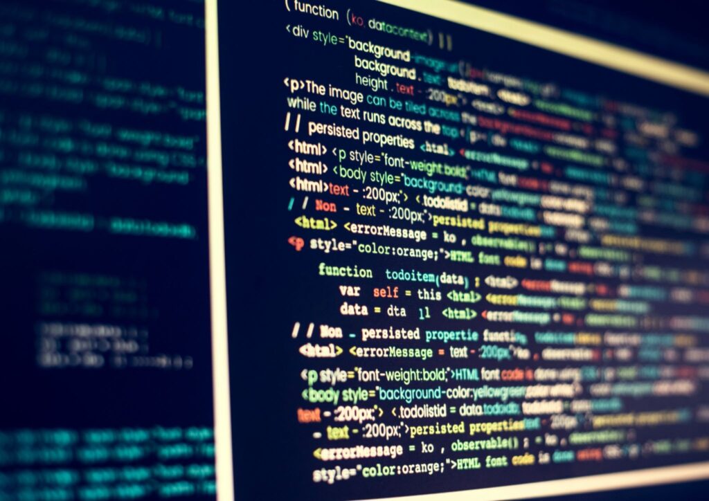 Computer screen with overwhelming data. With a repivot mindset—clarity is first, AI optional after reflection
